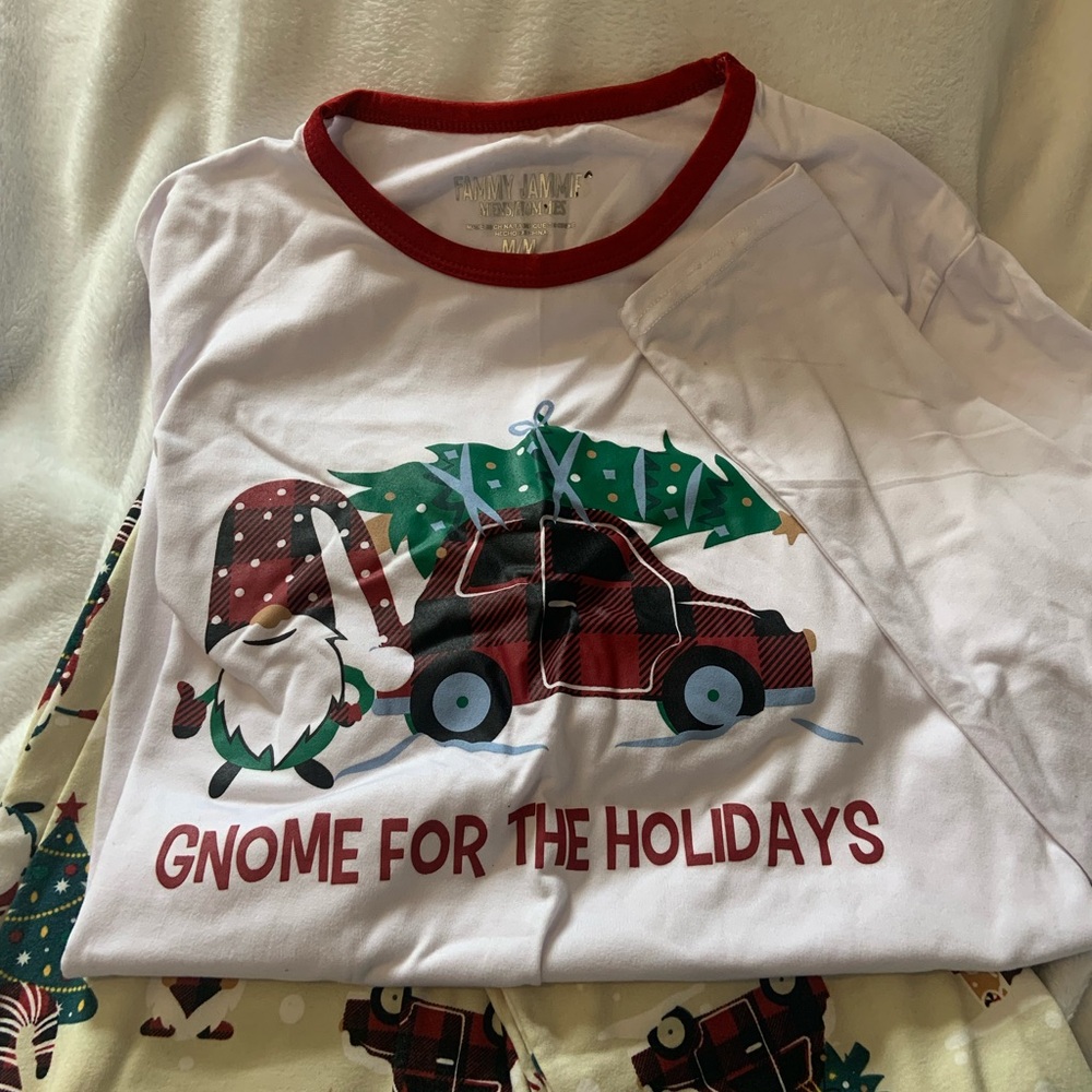 Urban Planet Red and White Holiday T-Shirt